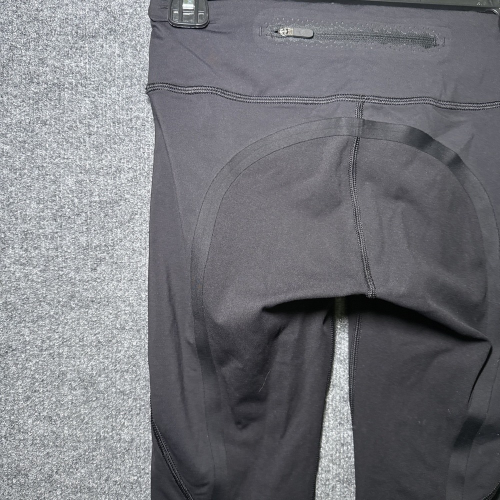 Lululemon Black Capri Legging Sz 4 - Picture 3 of 9